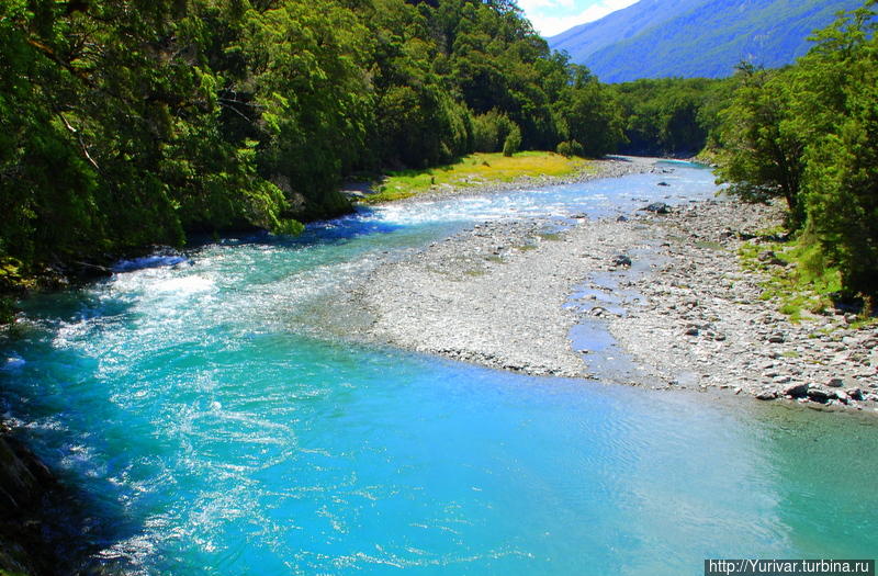 Река Макарора Хааст, Новая Зеландия