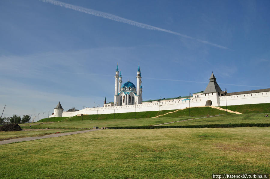 Кремль, где гармонично соседствуют две религии Казань, Россия