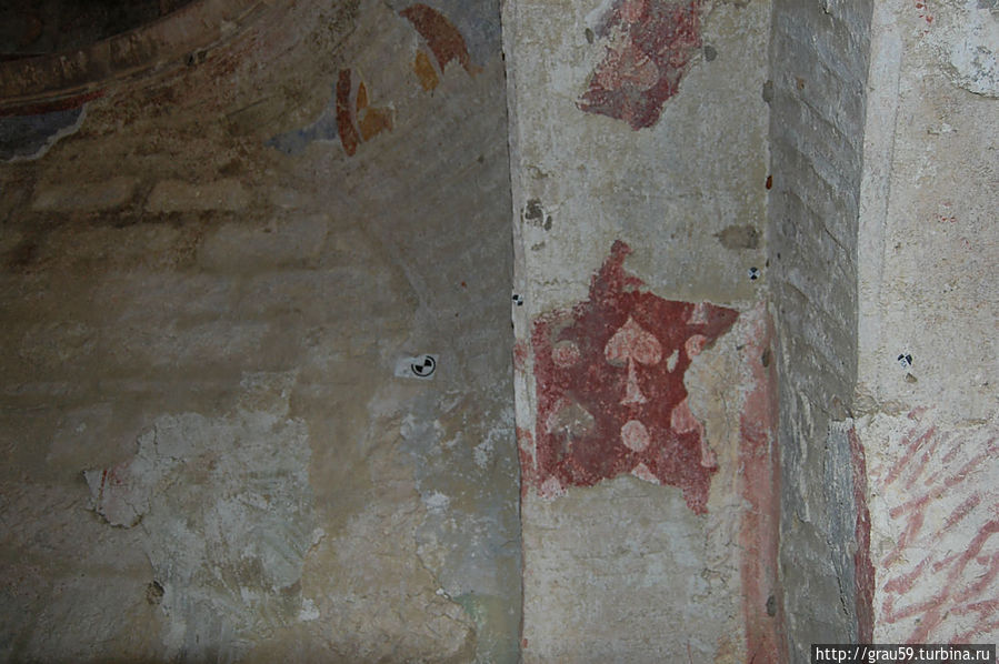 Карточные символы на фресках Демре, Турция