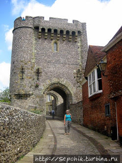 ворота Льюисского замка Льюис, Великобритания