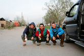Андрей Алмазов с пацанами в Киргизии