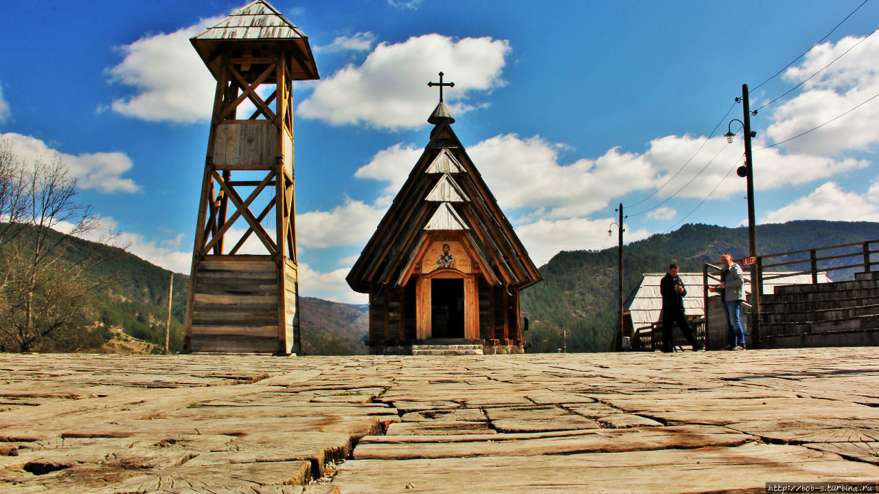 Визитная карточка Дрвенграда. Церковь Святого Саввы Мокра Гора, Сербия
