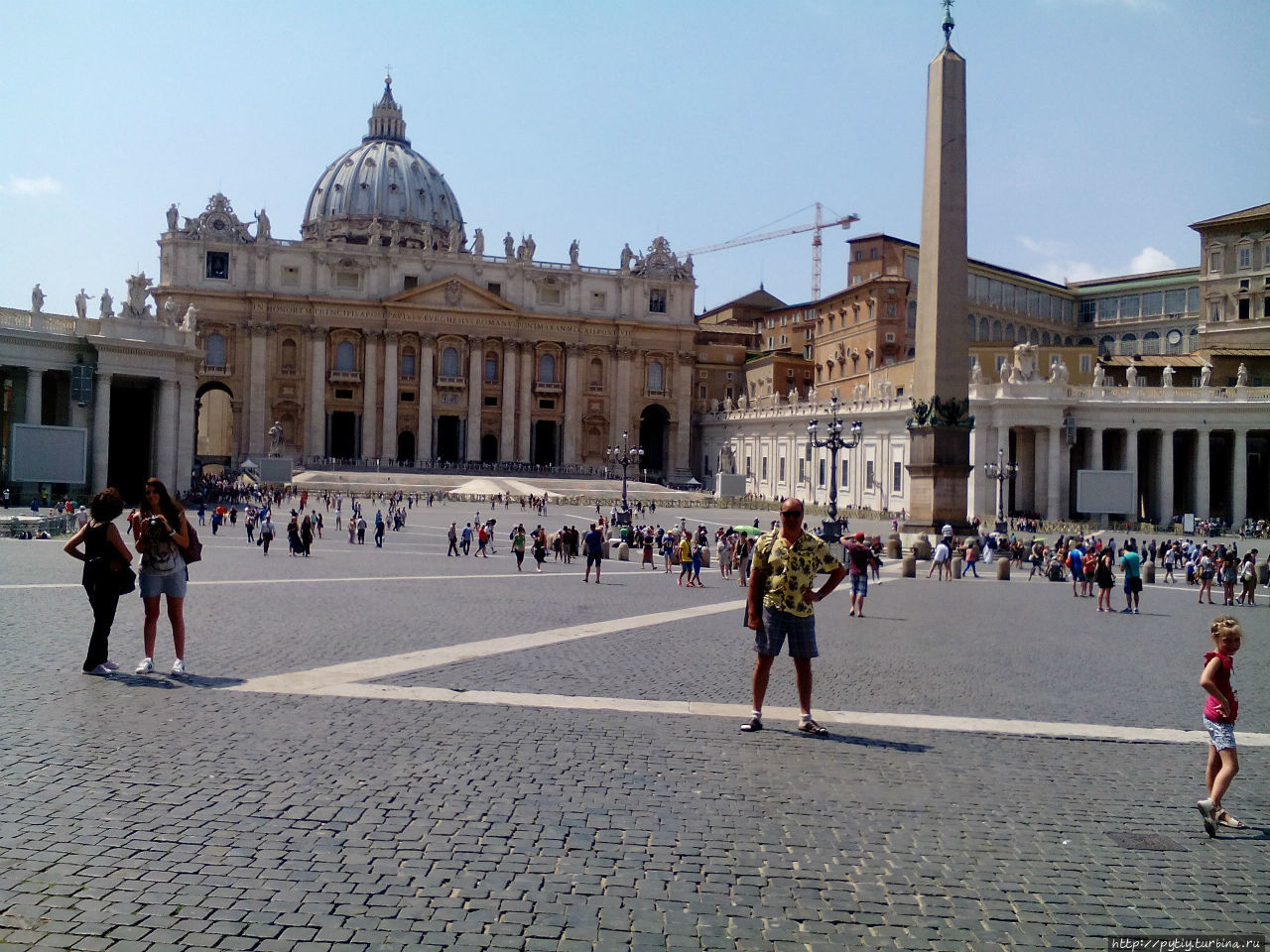 Площадь перед Ватиканом Рим, Италия