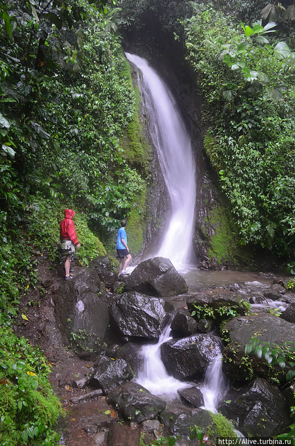 у водопада Аренал, Коста-Рика