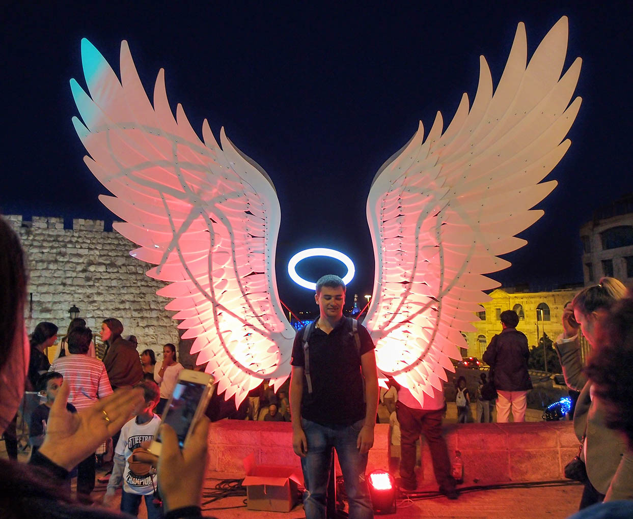 Как проходит фестиваль света в Иерусалиме Иерусалим, Израиль