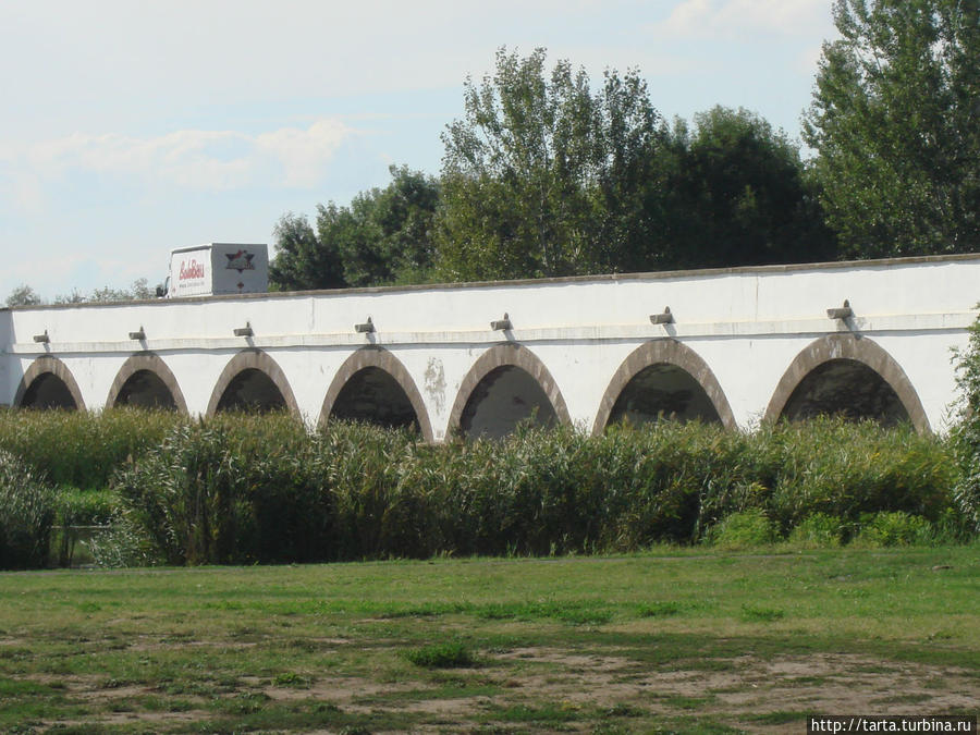 Мост через реку и топь Хортобадь, Венгрия