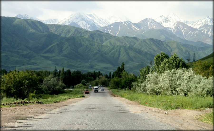 Ала-Арчинские пейзажи Ала-Арча Национальный Парк, Киргизия