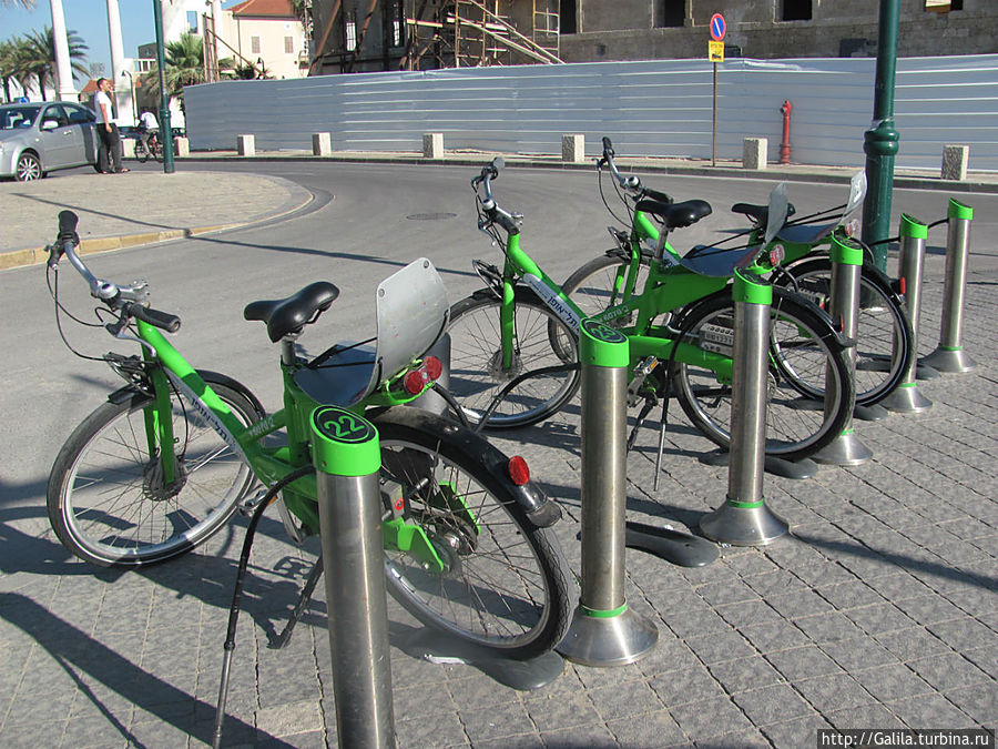 Прокатные велосипеды. Тель-Авив, Израиль