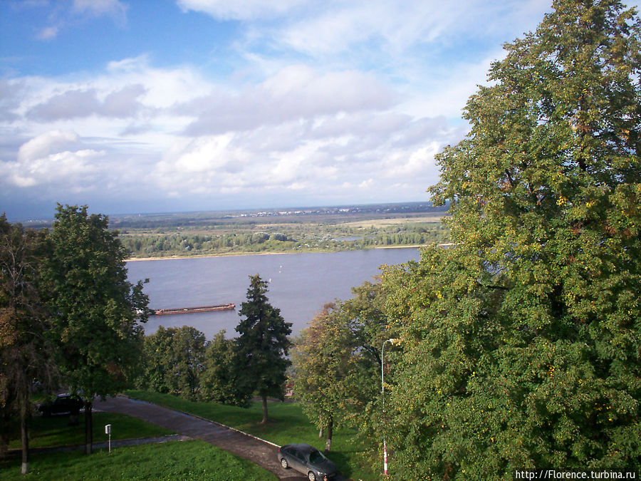 Волга в Нижнем Нижний Новгород, Россия