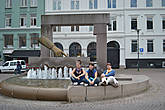 Рыночная площадь, фонтан перчатка короля Кристиана4
