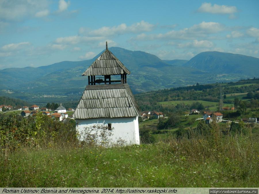 Боснийский городок Доньи-Вакуф и его окрестности