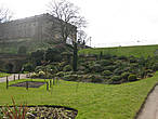Сад Ноттингемского замка с видом на дом