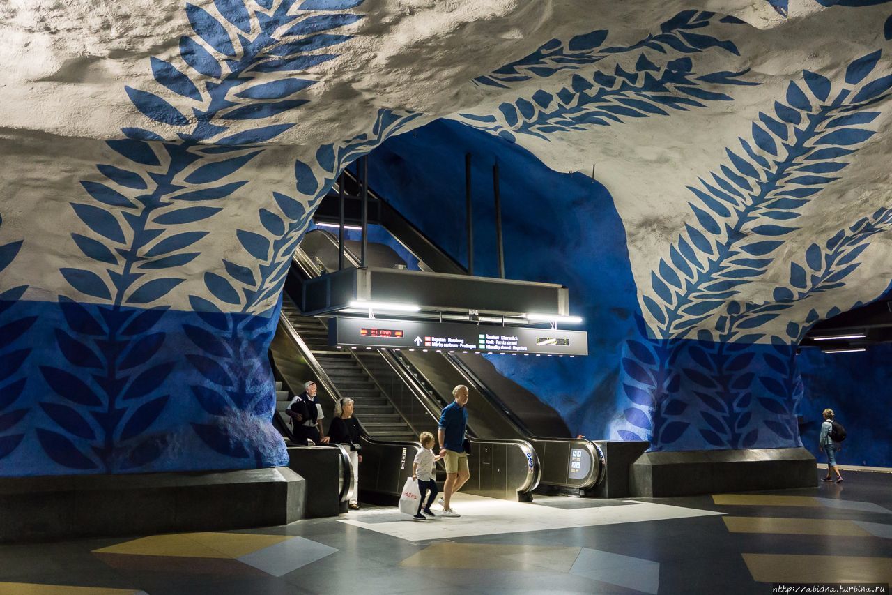 Стокгольмское метро, или Самая длинная арт-галерея в мире Стокгольм, Швеция