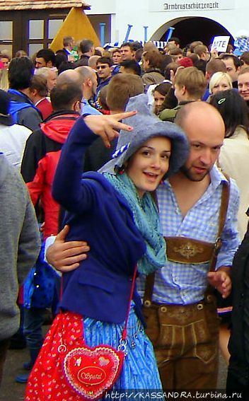 День святого Валентина на Октоберфесте Мюнхен, Германия
