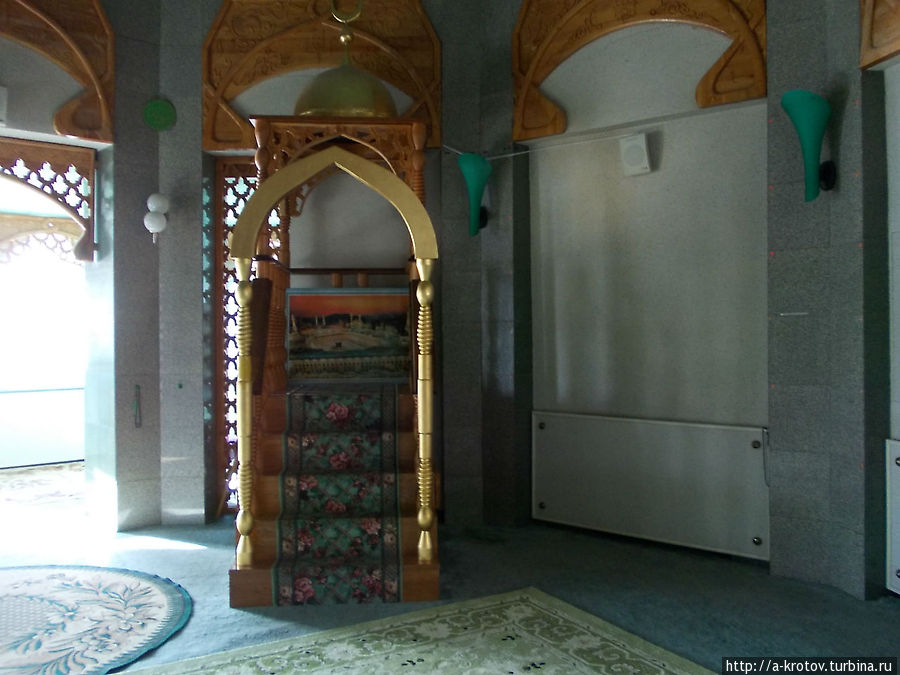 внутренность мечети Норильск, Россия