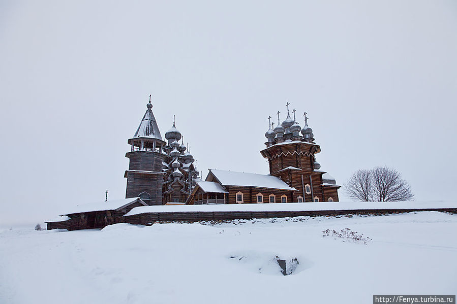 Зимняя сказка в Карелии Кижи, Россия