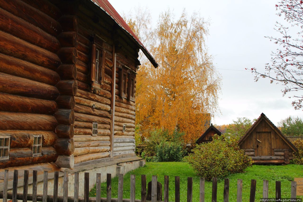 Осенний деревенский пейза