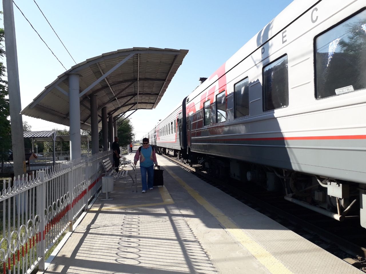 Поезд из Верхнего Баскунчака в Эльтон Эльтон, Россия