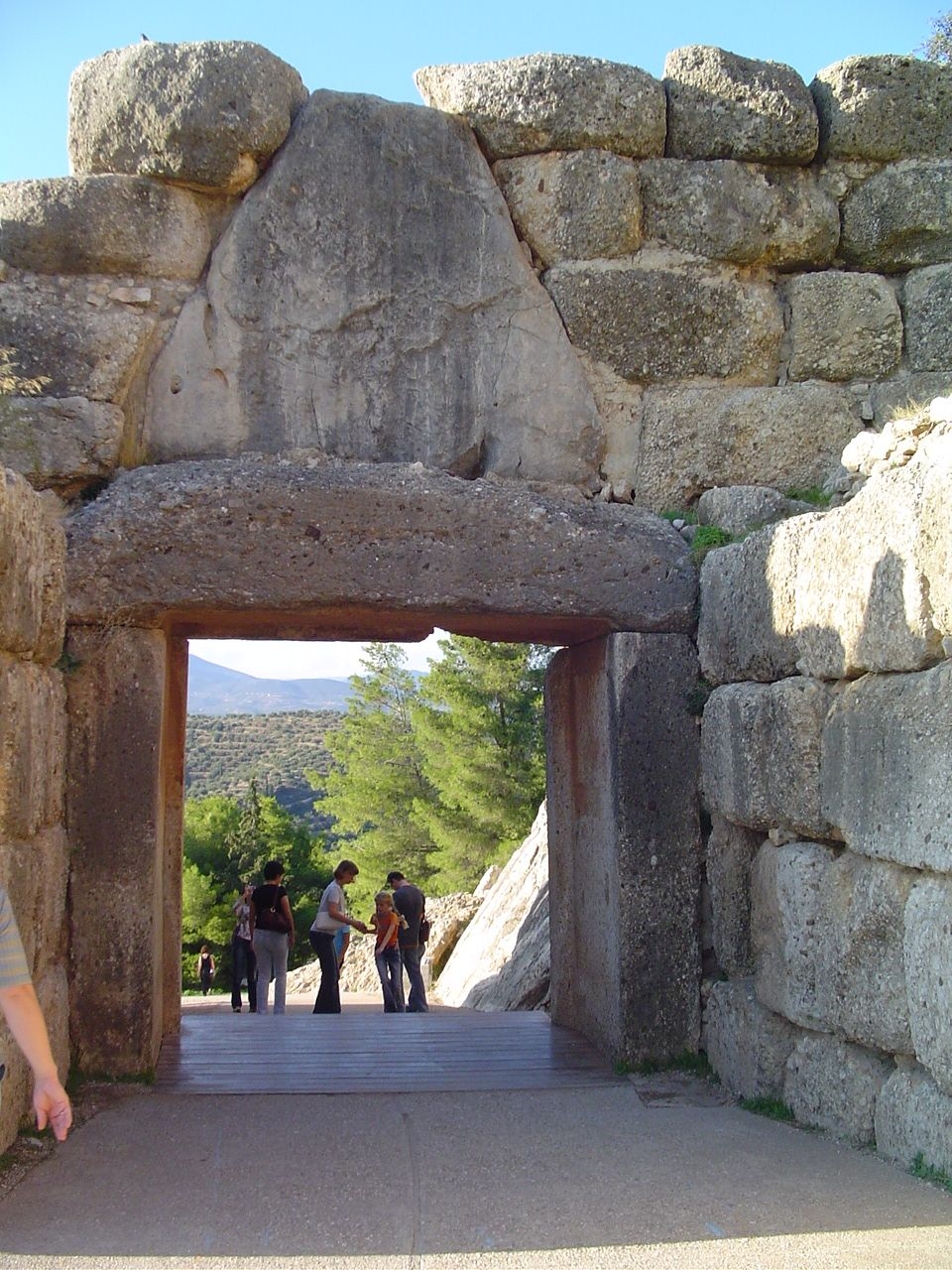 Ворота Льва в Микенах Микены, Греция