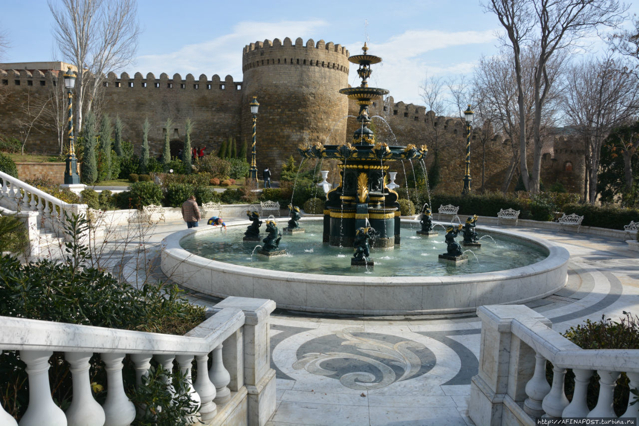 Очарование Губернаторского сада Баку, Азербайджан