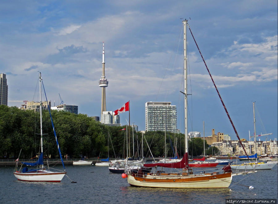 Торонто — город на озере. Набережная Онтарио Торонто, Канада