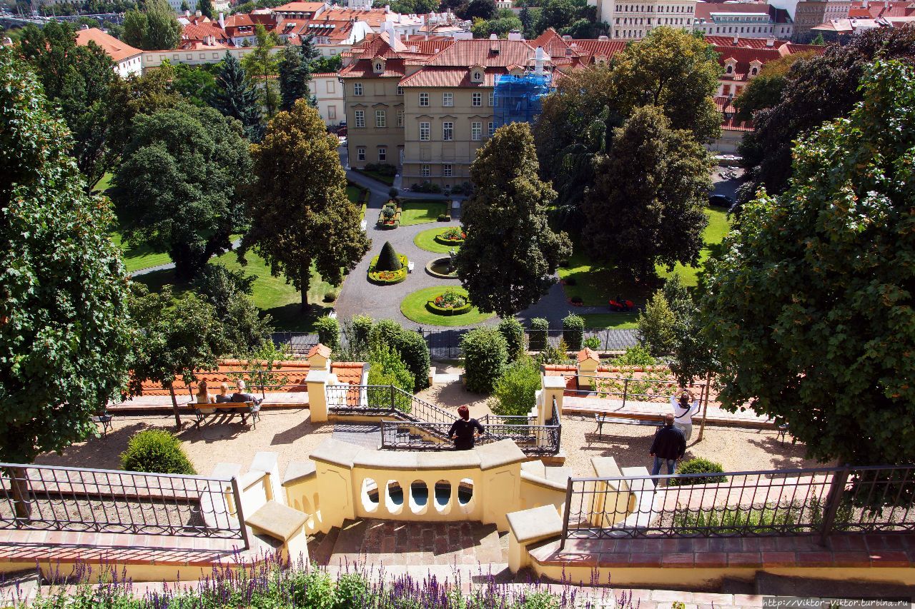 Сады Пражского Града. Большой сад Фюрстенберг Прага, Чехия