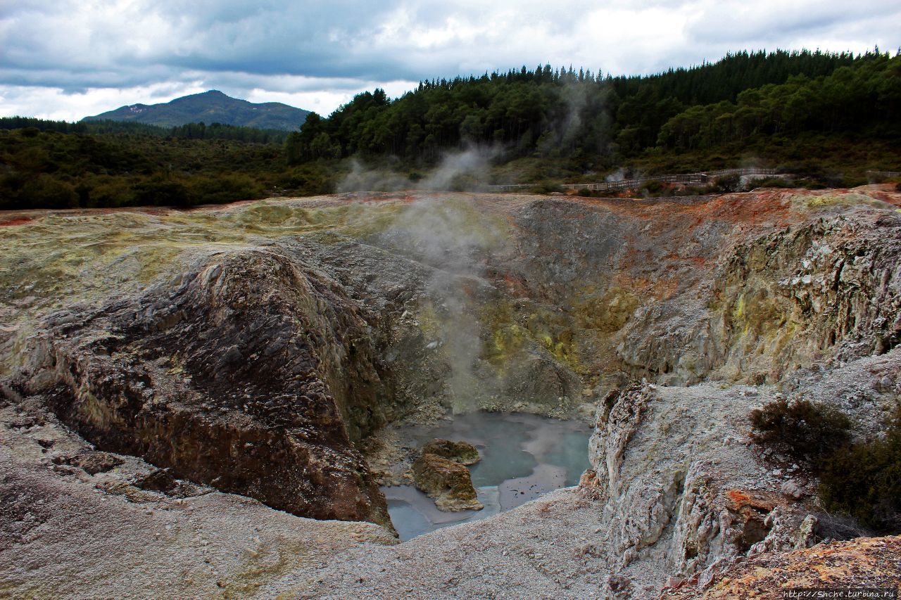 Геотермальный парк Уаиотапу / Wai-O-Tapu Thermal Wonderland