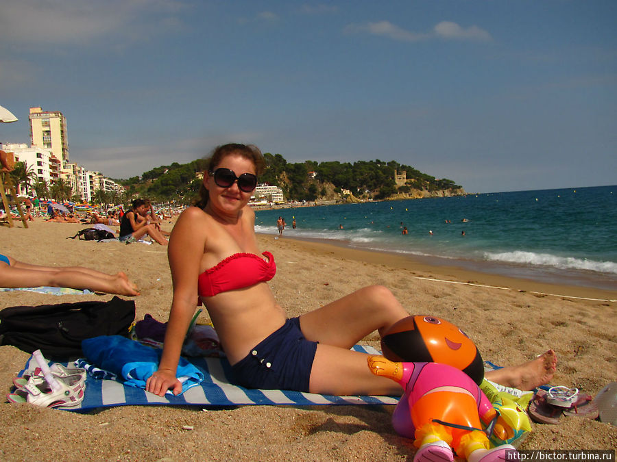 Пляжная жизнь Ллорет-де-Мар, Испания