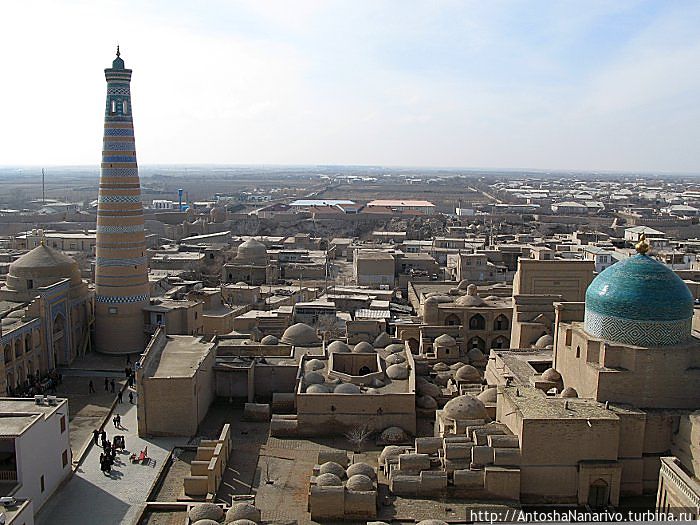 Вид на старый город. Узбекистан