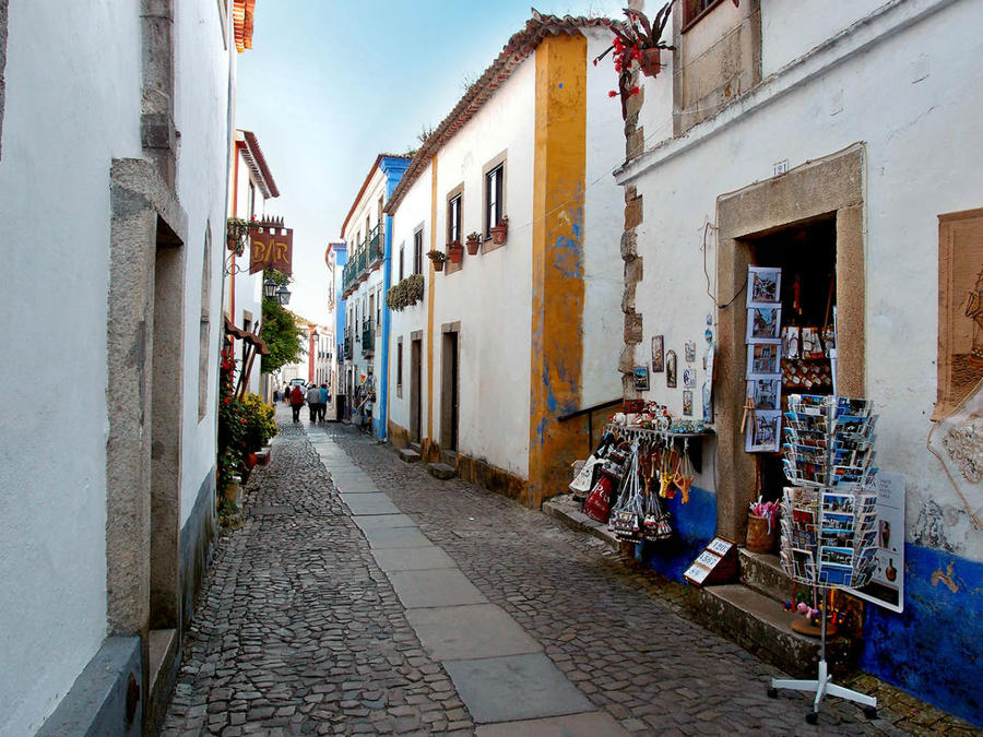 Главная улица Обидуш, Португалия