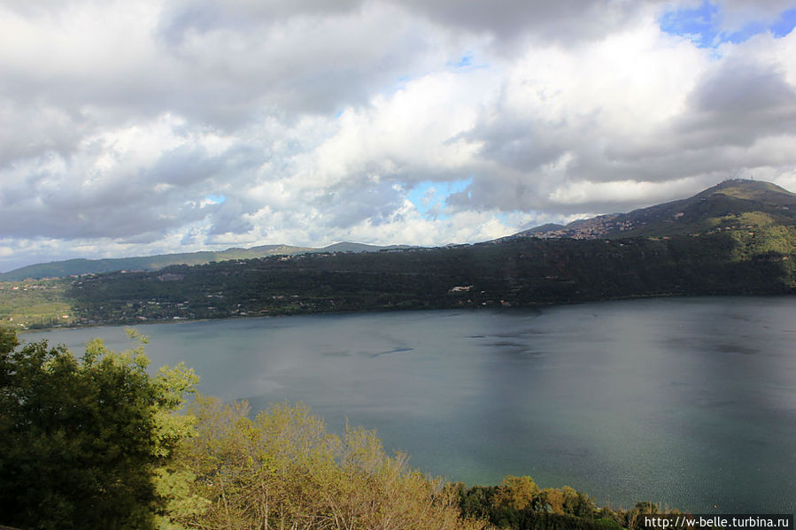 Озеро Альбано. Кастель-Гандольфо, Италия
