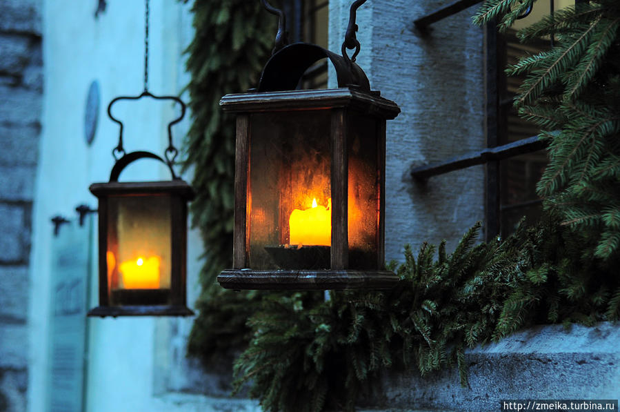 Рождественские фонари Таллин, Эстония