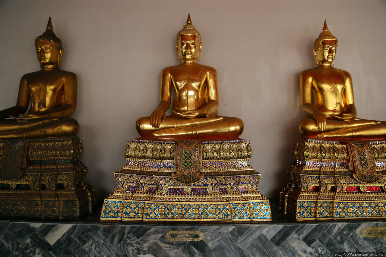 Храм лежачего Будды. Вторая часть Бангкок, Таиланд