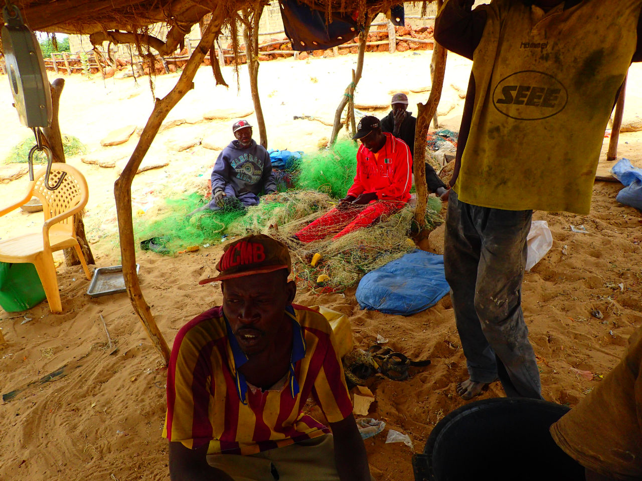 Отдых в африканской деревне на берегу океана Варанг, Сенегал