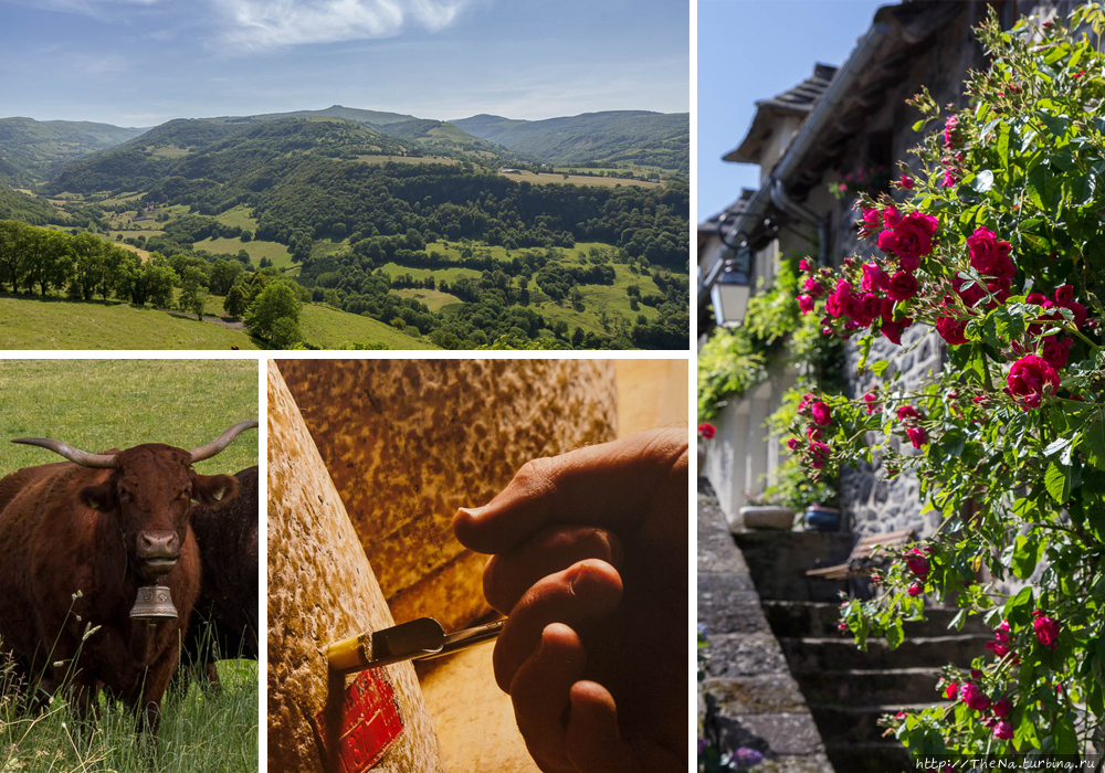 Салер (Salers). Франция. Чёрный бриллиант на зелёном ковре. Салер, Франция Салер (Salers). Франция. Чёрный бриллиант на зелёном ковре. Салер, Франция
