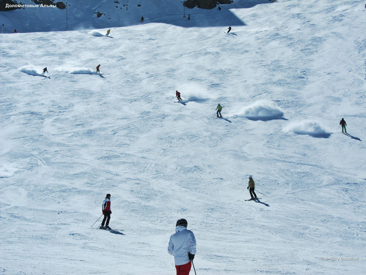 По бразильской системе: как я встал на лыжи в Доломитах! ч.2 Валь-Гардена, Италия