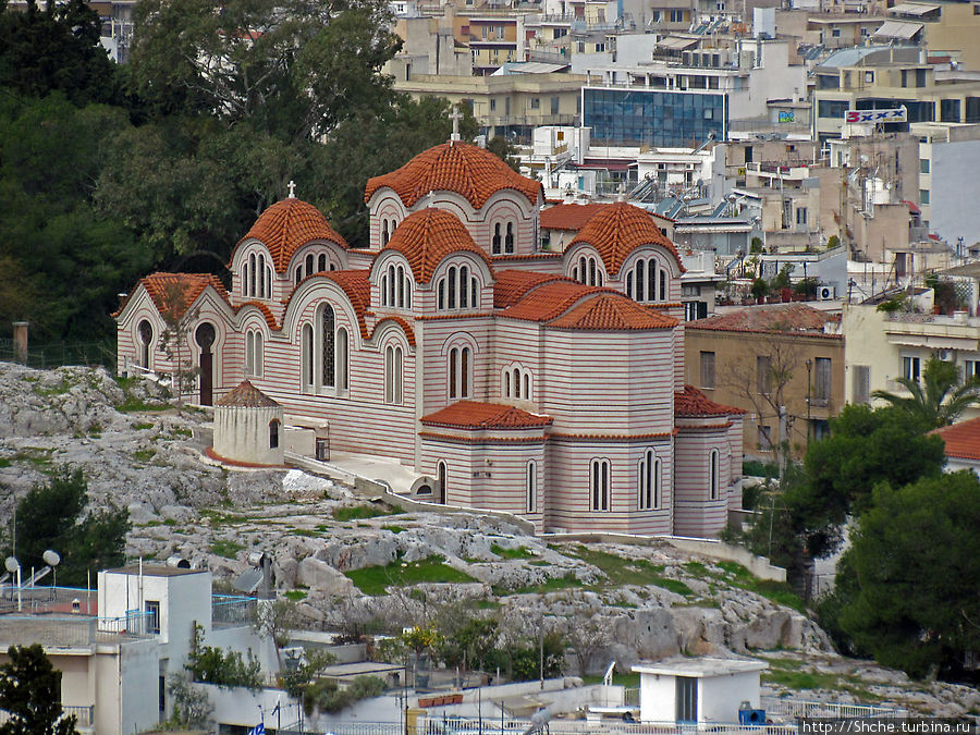 Храм возле древней Агоры Афины, Греция