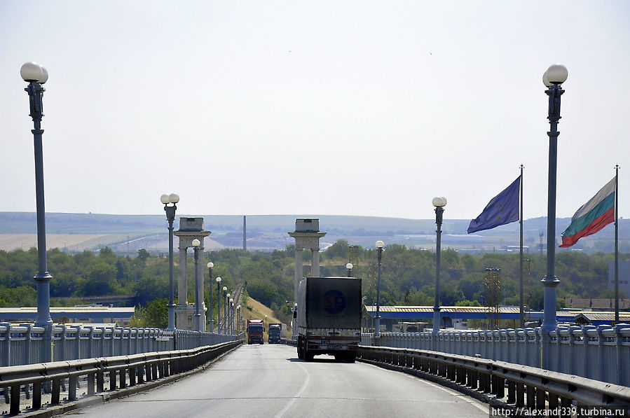 Румыно-болгарская граница Русе, Болгария