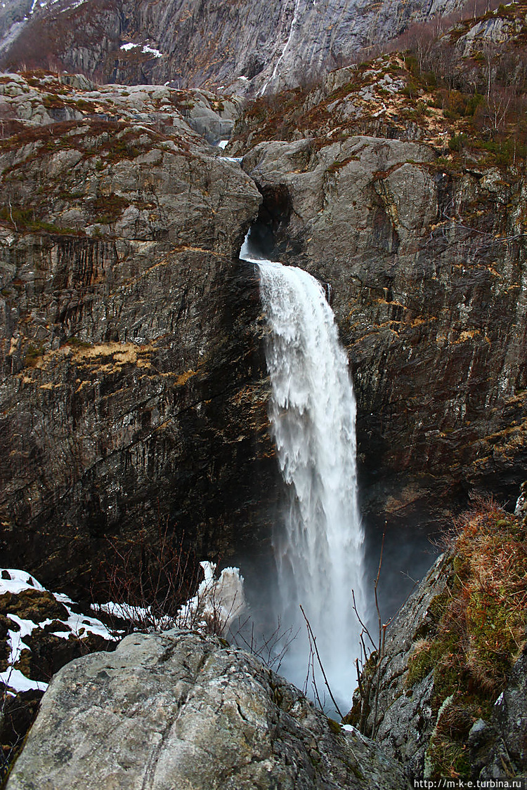 Водопад Månafossen