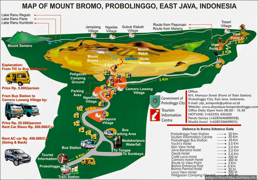 Свидание с Бромо Бромо-Тенггер-Семеру Национальный Парк, Индонезия