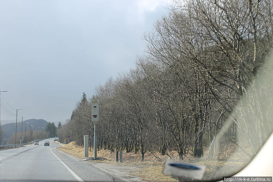 Дороги Норвегии зимой и скоростной режим Норвегия