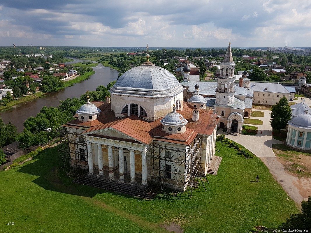 Торжок — Виды с колокольни Борисоглебского монастыря Торжок, Россия
