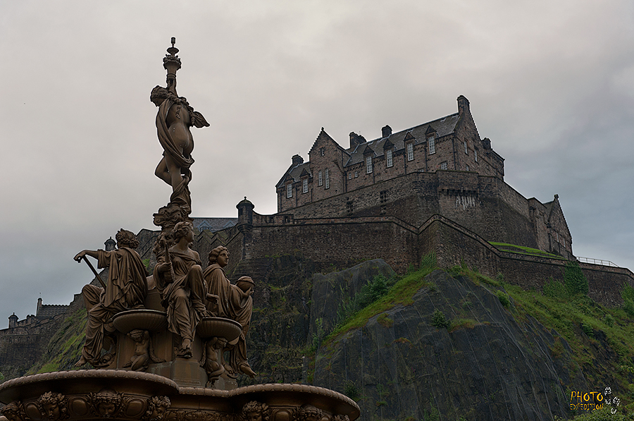Эдинбургский замок Шотландия, Великобритания