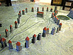 Далее располагался макет  башен Средневековой крепостной стены VANA LINN,  как они выглядели в 1530 году.