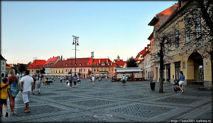 Главная площадь города — Великая площадь Сибиу, Румыния