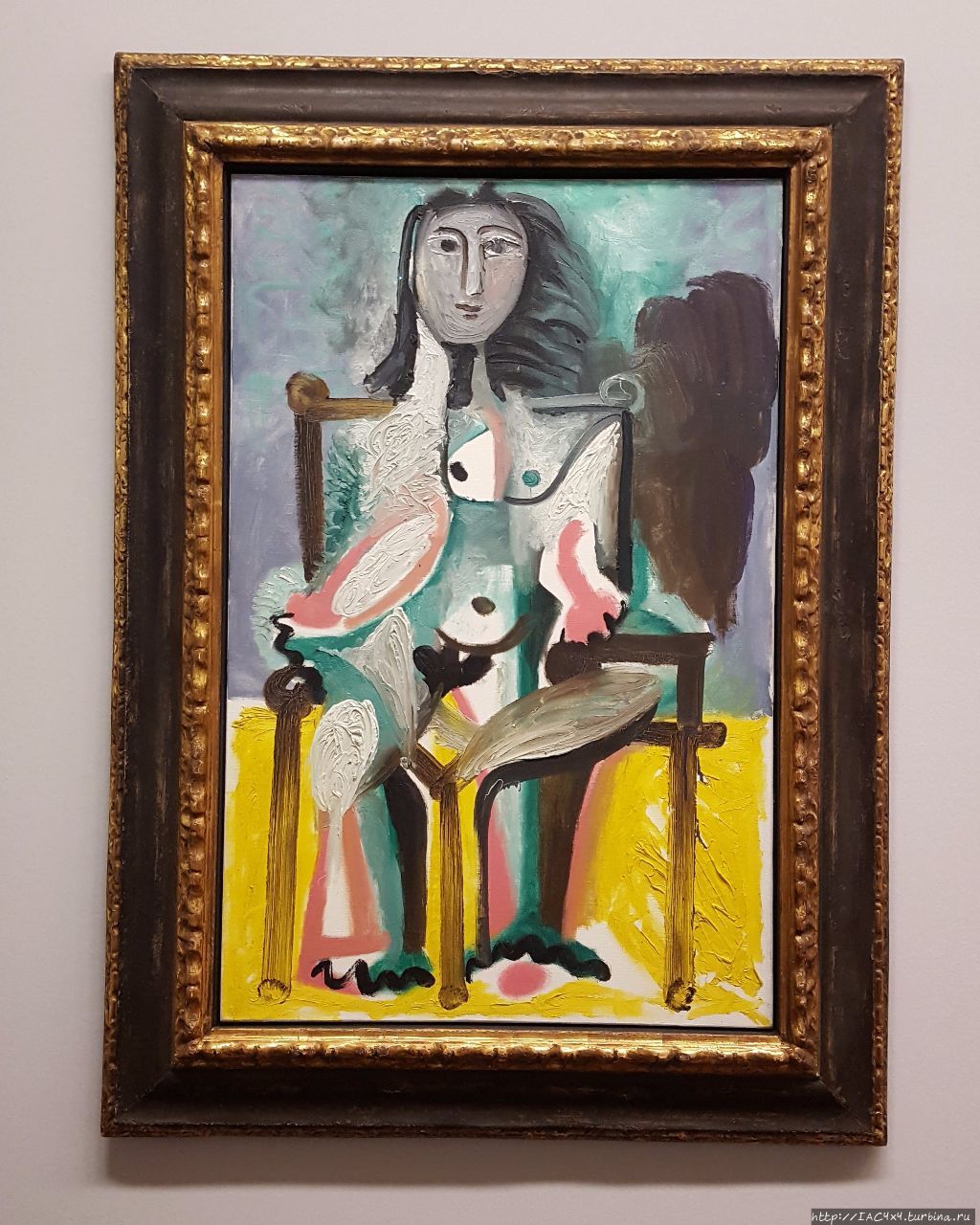 Пабло Пикассо, Обнаженная на стуле (1963) Вена, Австрия