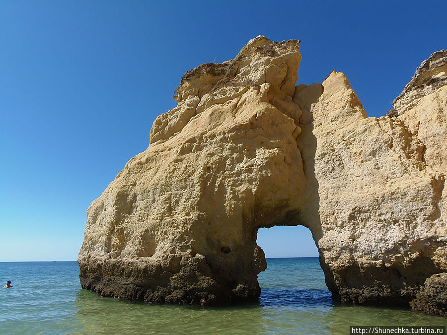 Рассказ об исчезнувшем песке Албуфейра, Португалия