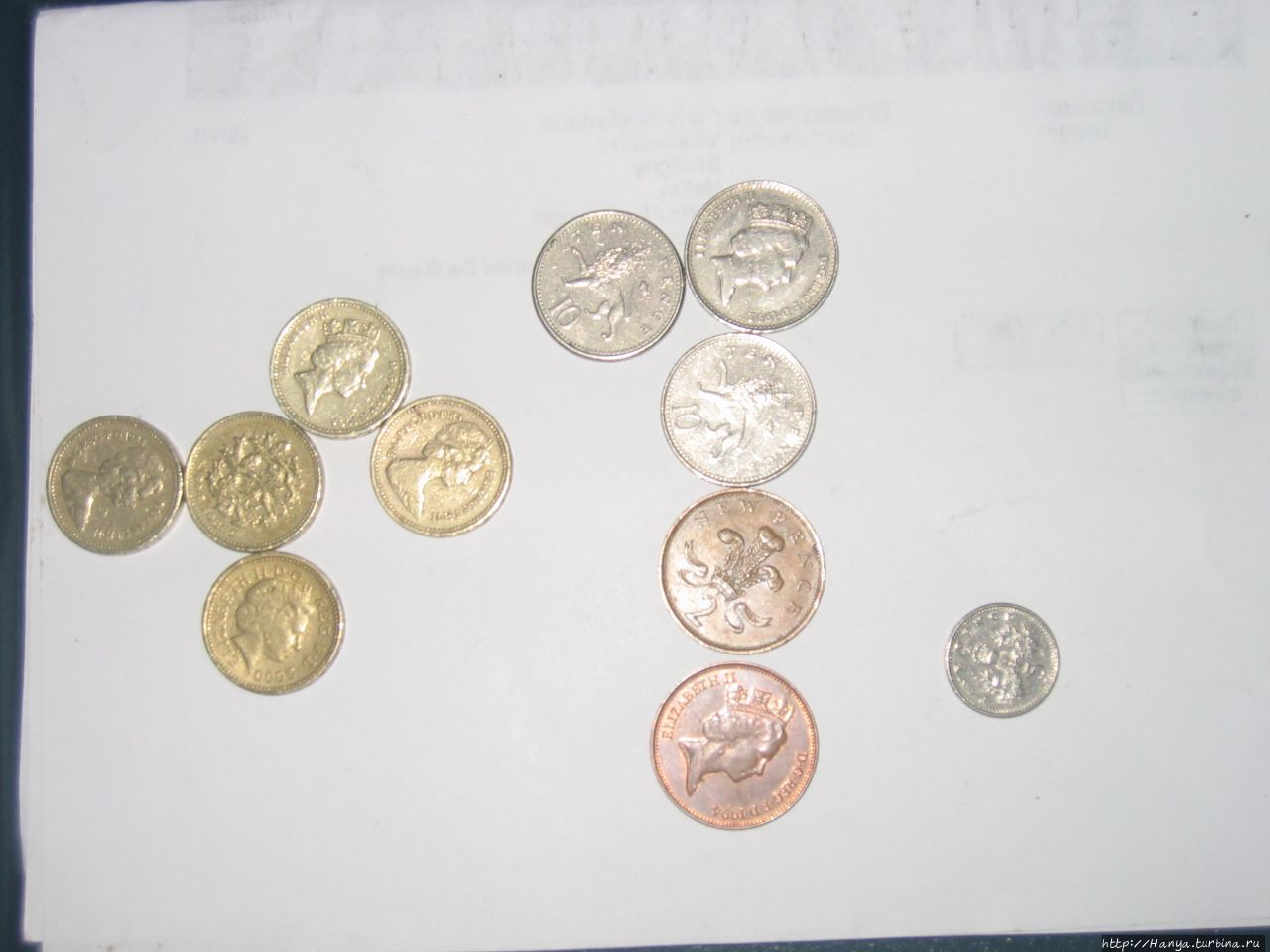 Английские монеты