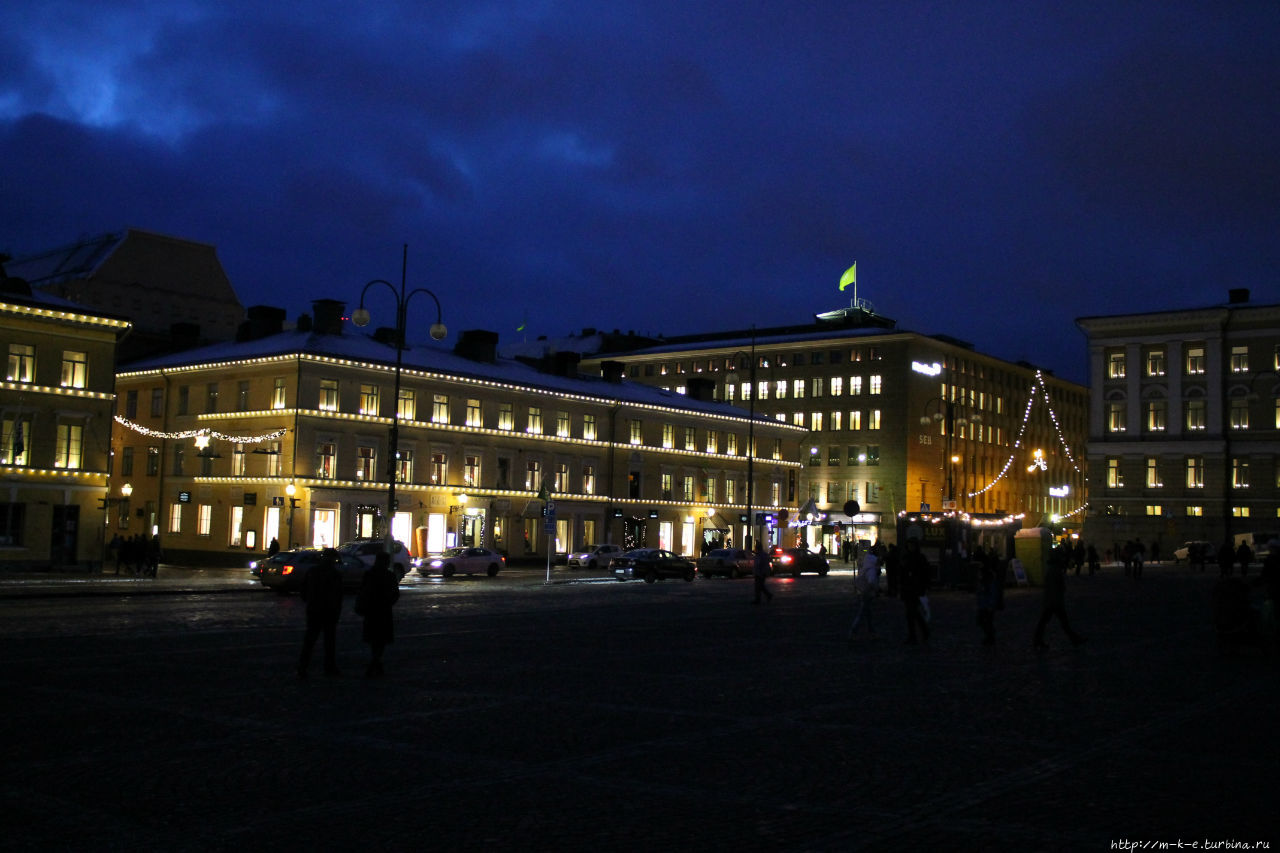 По центру Хельсинки пешком Хельсинки, Финляндия