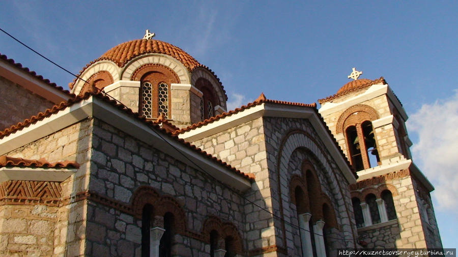 Церковь в Делфи Дельфы античный город, Греция